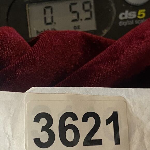 Velvet Babydoll Slip Dress‎ Womens Small Burgundy Y2K Cocktail Formal Homecoming - Picture 6 of 7